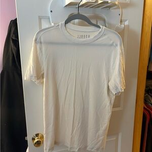 Nobull Men's wool blend cream T-Shirt